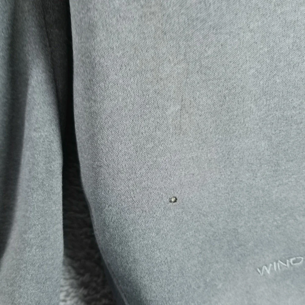 The North Face Jacket Mens L Gray Apex Risor Softshell Windwall Full Zip Pockets